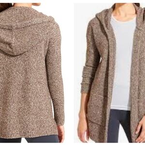 Athleta Mill Valley Hoodie Wrap in Merino Wool & Yak Hair M